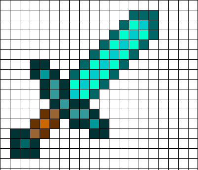 Рисунки из майнкрафта по клеточкам - 82 фото