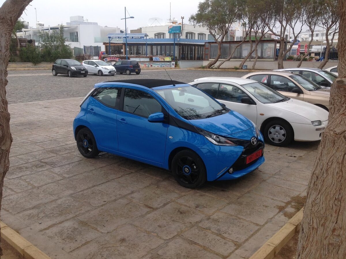 Наша милая машинка в Айя-Напе...