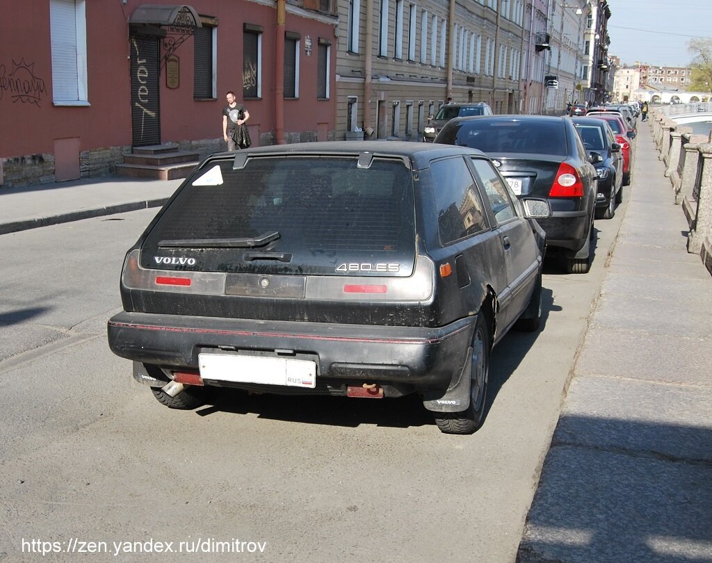 Volvo 480ES на улицах Питера