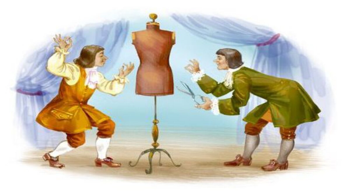Рисунок к сказке новое платье короля