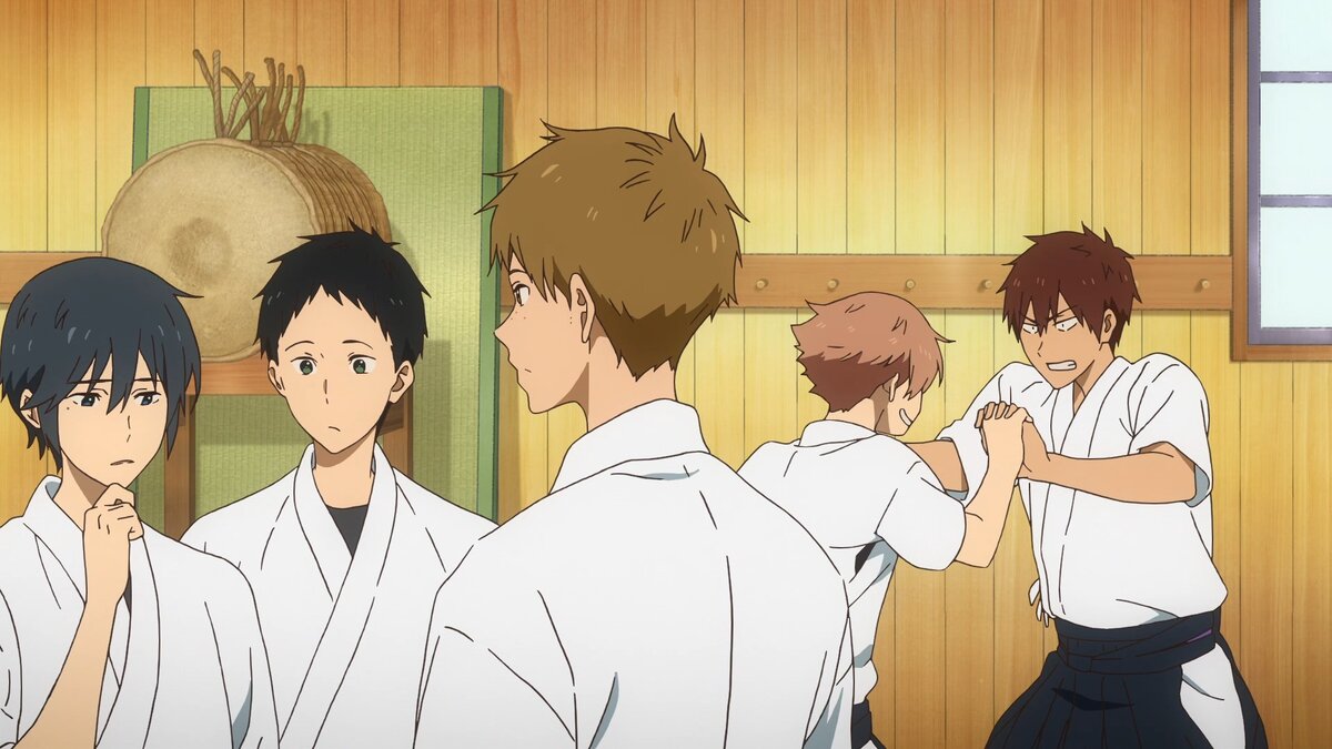 Tsurune: Kazemai Koukou Kyuudoubu 04 | аниме с оленем | Дзен