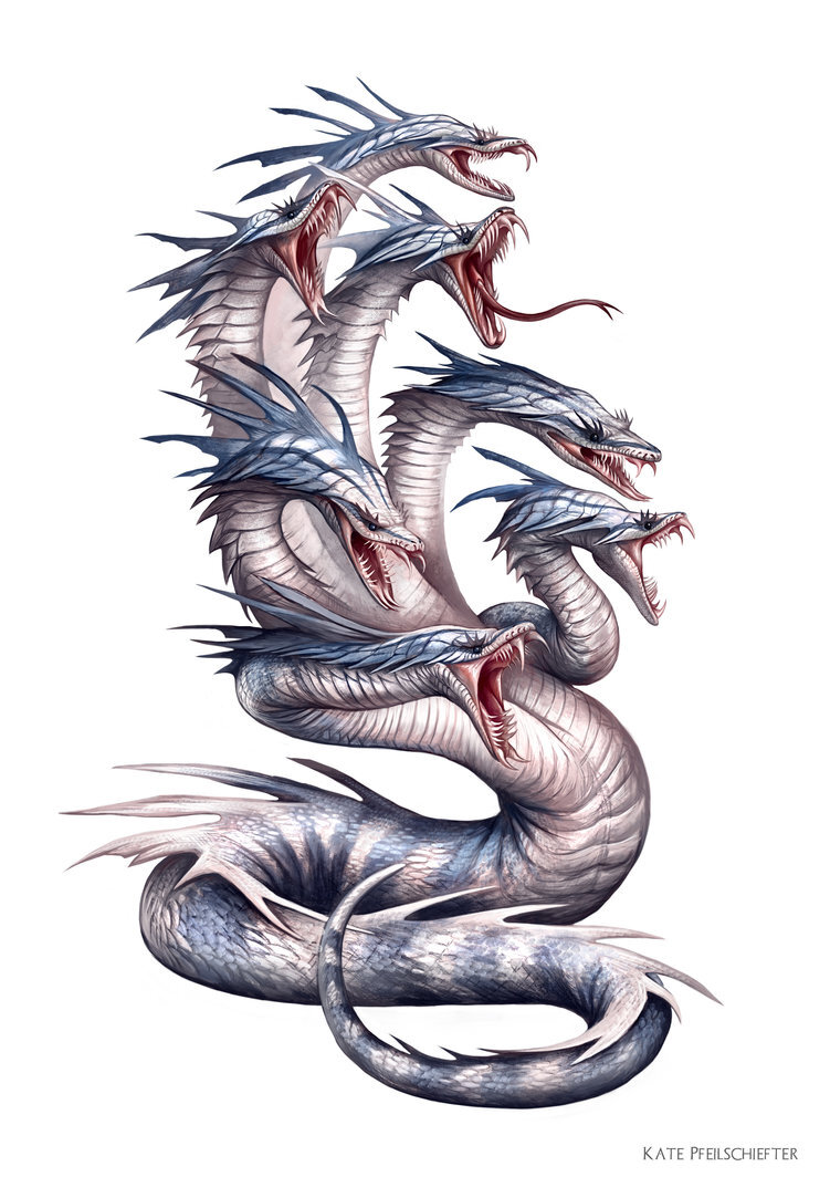 Лернейская гидра дракон
