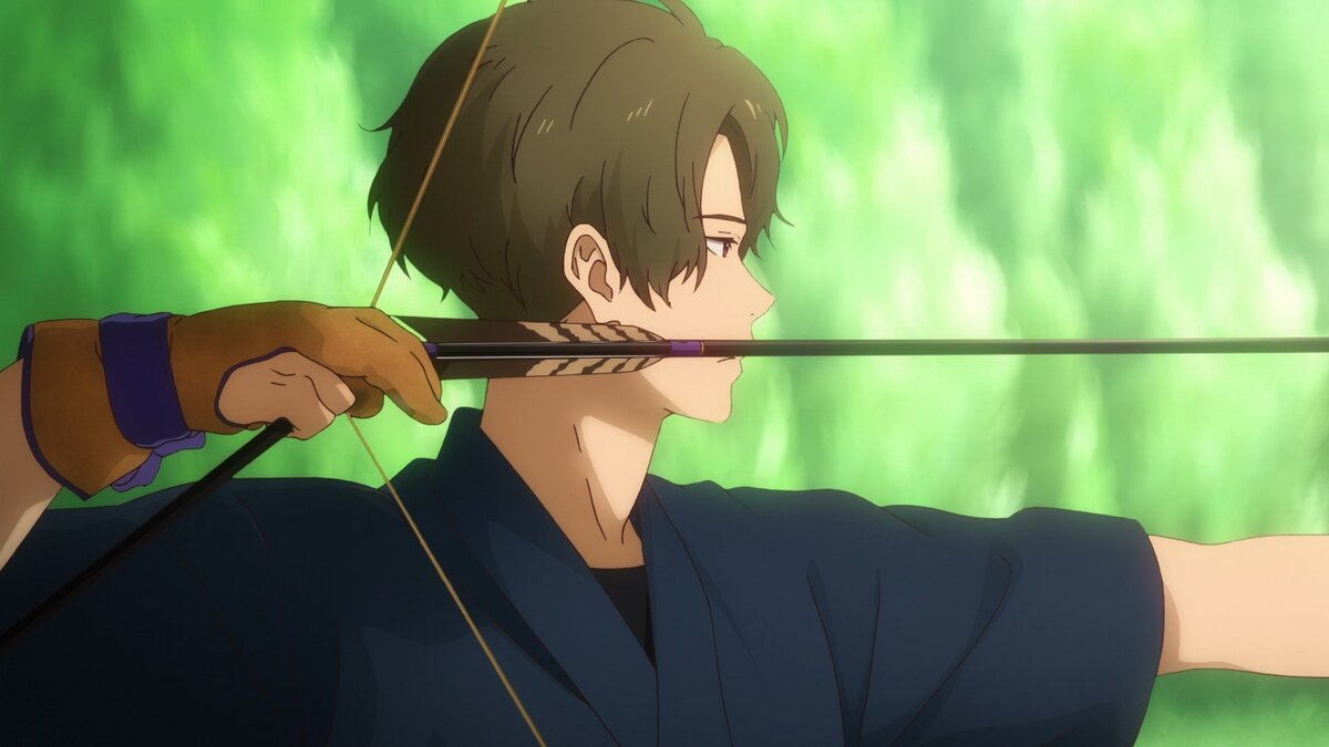 Tsurune: Kazemai Koukou Kyuudoubu 06 | аниме с оленем | Дзен