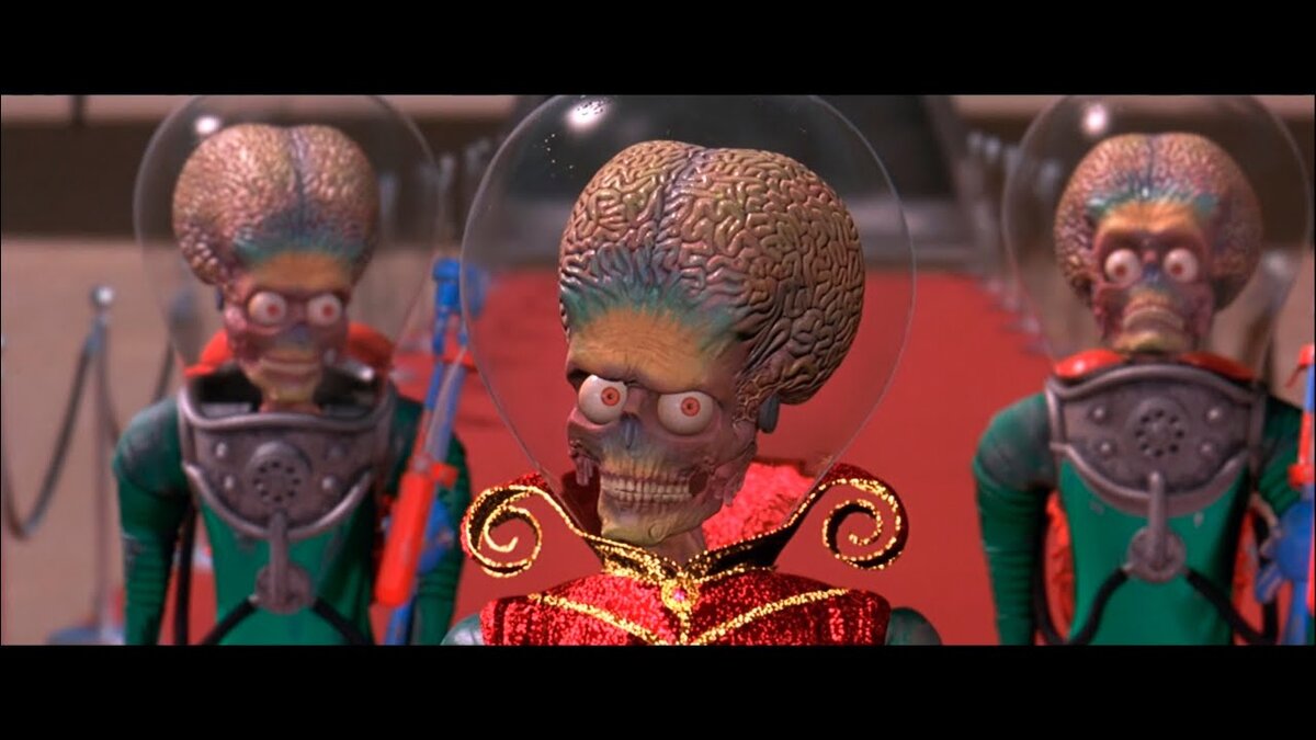 Кадр из фильма "Марс атакует".