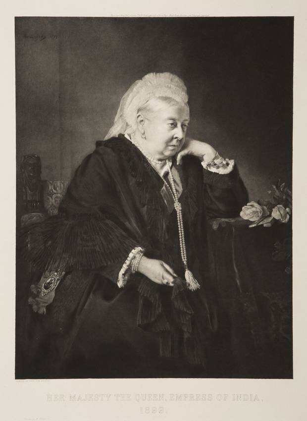 Портрет королевы Виктории.