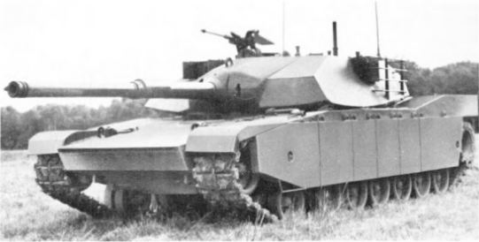 Экспериментальный танк XM-1 компании Chrysler 