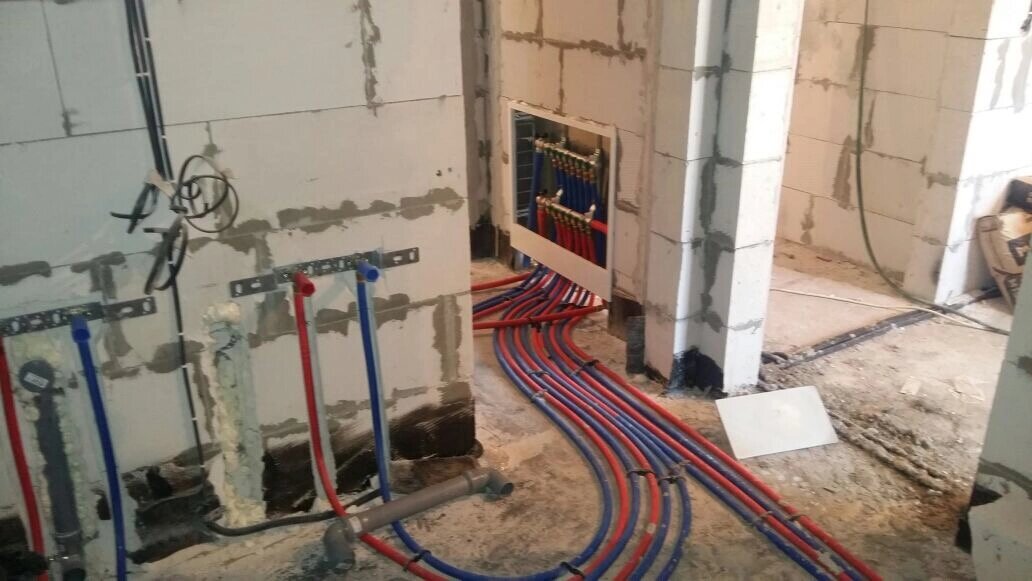 монтаж сантехники и отопления