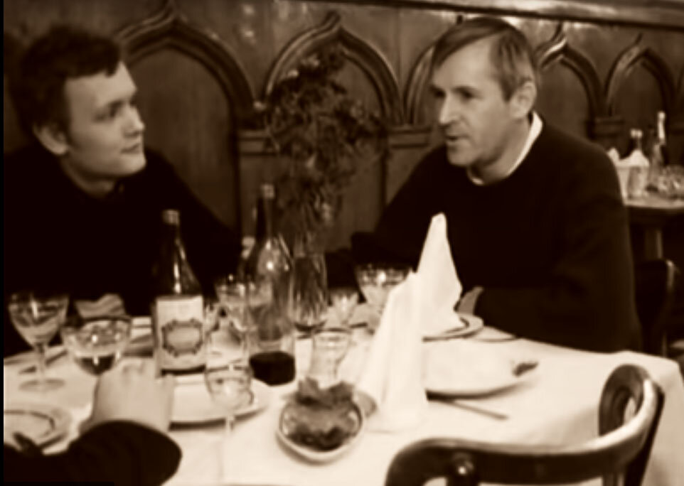 Владимир Сальников (слева) и Станислав Любшин в фильме "Пять вечеров", 1978 год