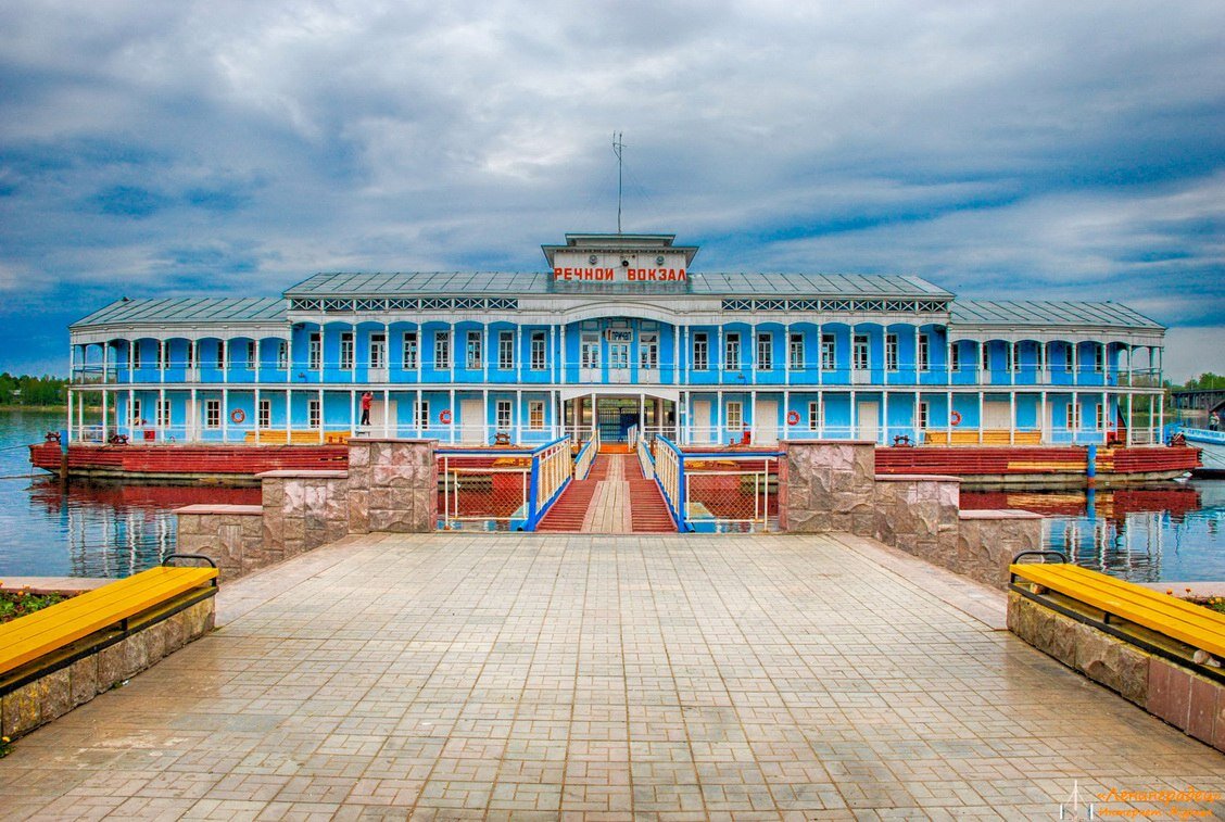 Дебаркадер в Рыбинске