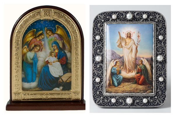 Икона «Рождество», «Образ Воскресение Христово» (925)