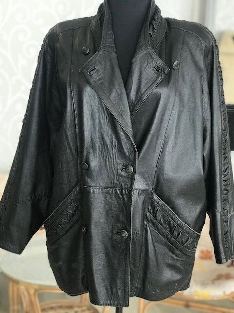 Реконструкция кожаной куртки. Ателье Ирины Берзиной.