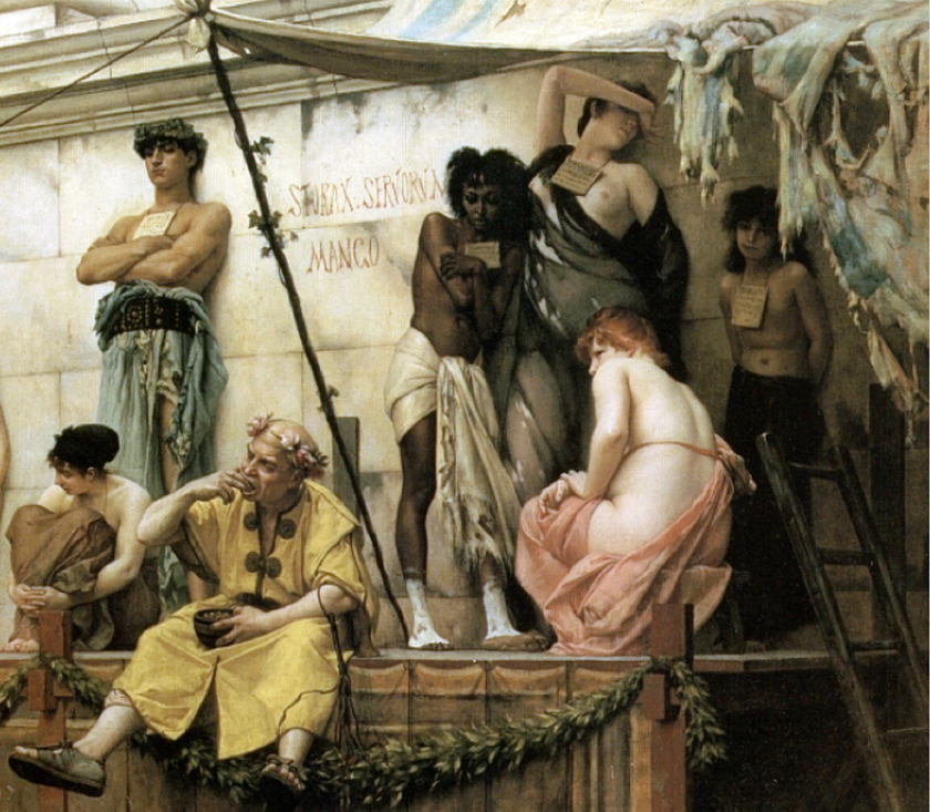 «Рынок рабов». Гюстав Буланже, 1882 г.