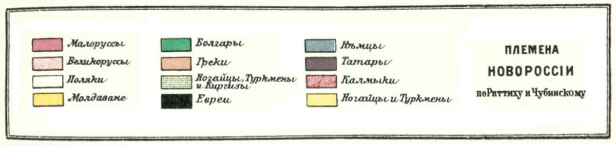 Карты Новороссии 1910 года: племена, почвы и рельеф.