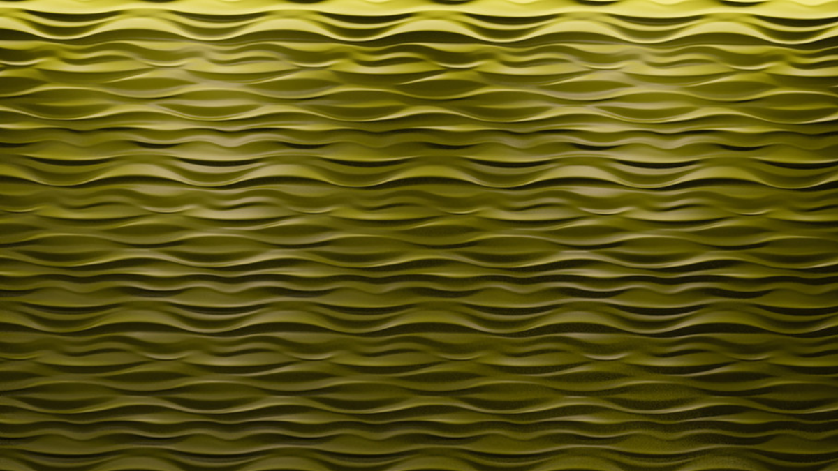 Заколерованной краской покрываем 3D-панели