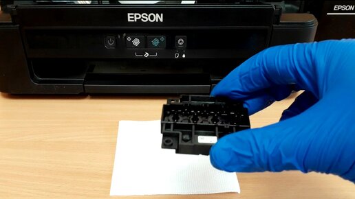 Как почистить печатающую головку принтера epson l800