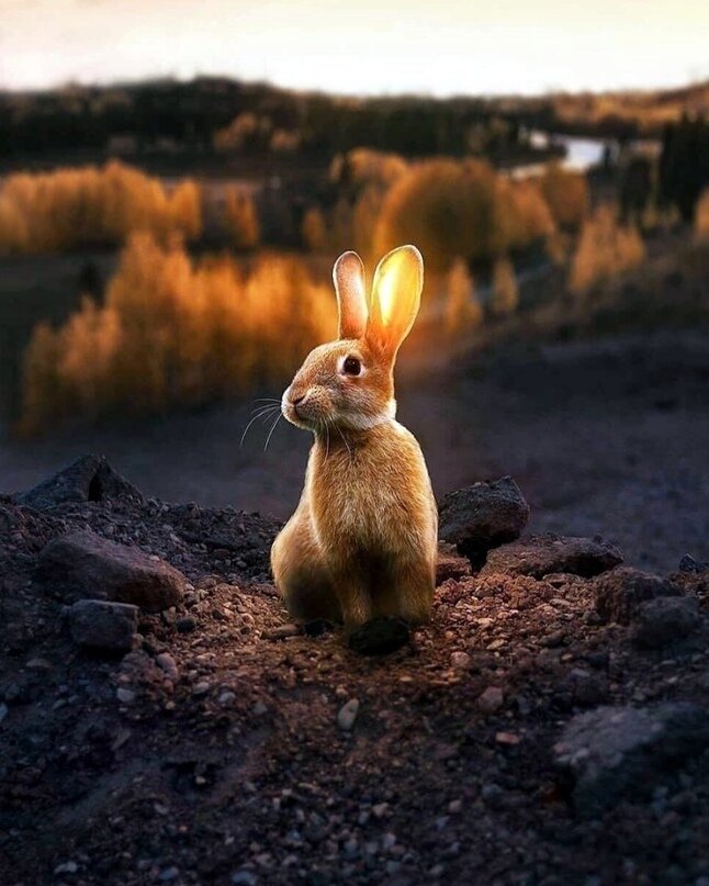 Солнечный заяц получается