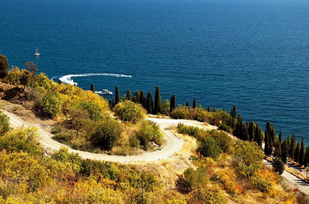 Чёрное море Крым Алушта