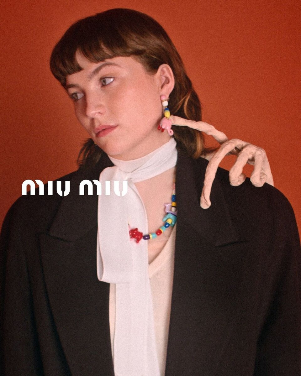    Исадора Барни в рекламной кампании Miu Miu@miumiu