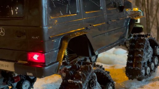 Hummer h2 на гусеницах