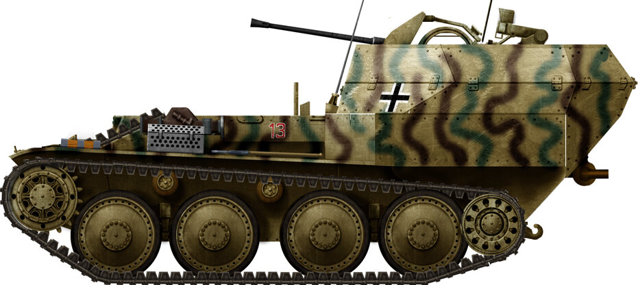 Flakpanzer 38(t) auf Selbstfahrlafette 38(t) Ausf M.