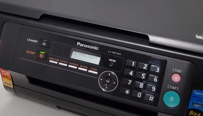 Фото 2. Сообщение о замятии бумаги