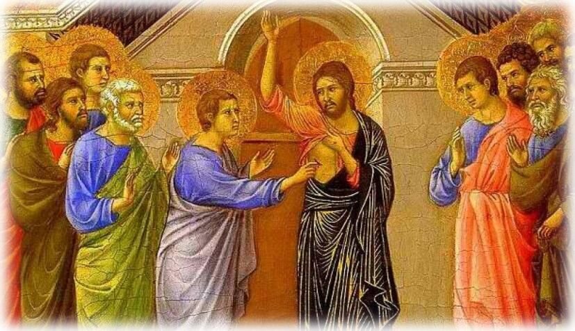 Неверие Фомы, явление Христа апостолу