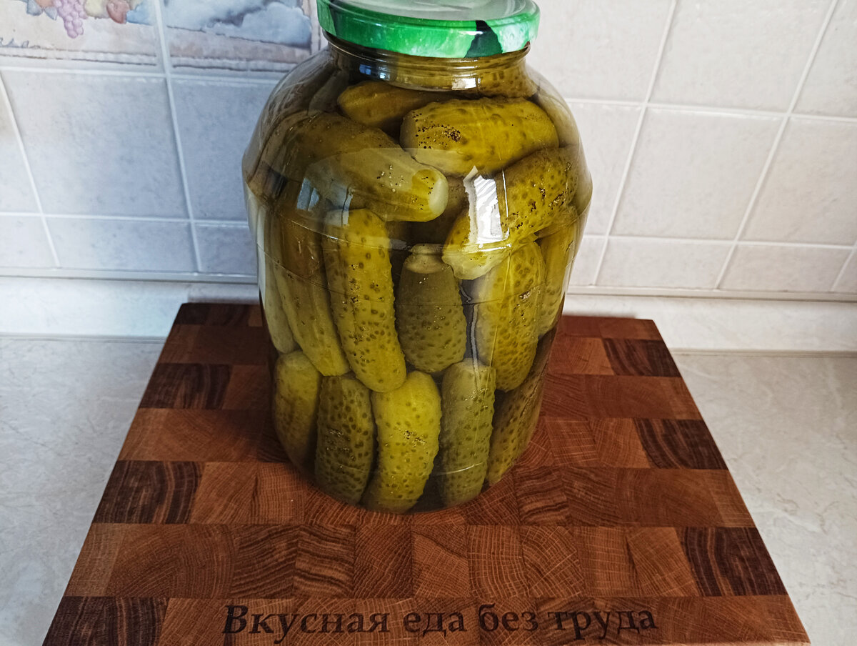 Рецепт огурцов на зиму в 1 литровых