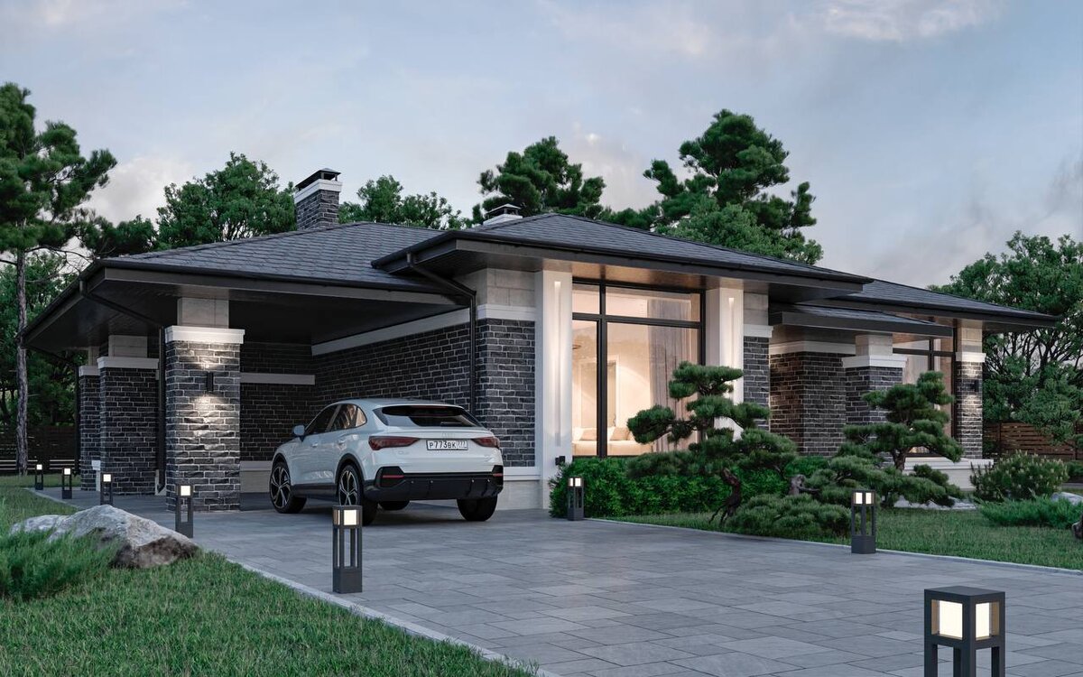 НОВЫЙ Райт 230 - одноэтажный коттедж для семьи из 4-5 человек и домашнего питомца.Подойдёт для семьи с маленькими детьми или пожилыми родственниками.Отсутствие лестницы, делает дом безопасным для передвижения жильцов.Есть чёткое разделение на зоны:-Гостевая. Это зона гостиной и кухни-столовой.На кухне можно поставить кухонный остров, барную стойкую - мечта многих хозяек. В столовой легко разместиться большой обеденный стол для семьи. В гостиной соберётся вся семья за просмотром интересного фильма или игрой в настольные игры. Места хватит всем. -Приватная зона. Все 3 спальни находятся в одной части дома, что делает зону сугубо личной для его жильцов.2 детские комнаты, площадью по 15м².Мастер-спальня с гардеробной и ванной комнатой, даёт возможность хозяевам дома уединиться за просмотром фильма и не разбудить домочадцев. Большая терраса с выходом из гостиной будет любимым местом для времяпровождения в любой сезон.Пишите в комментариях "хочу дом" и мы вышлем Вам планировку и стоимость дома.