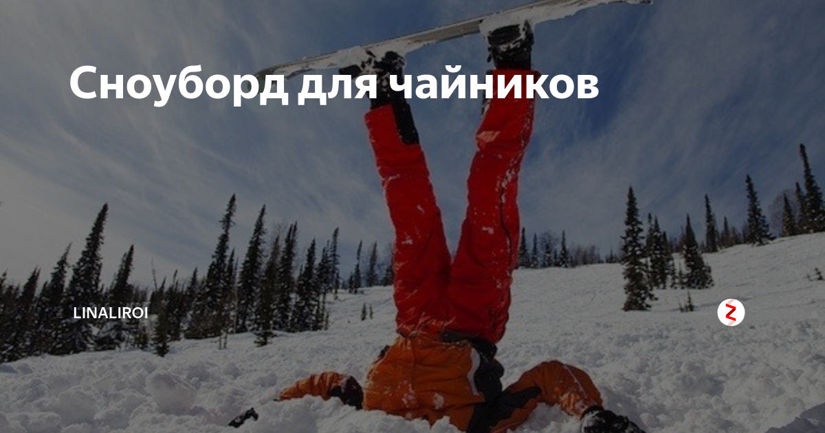 Сноуборд для чайников | LinaLiroi | Дзен