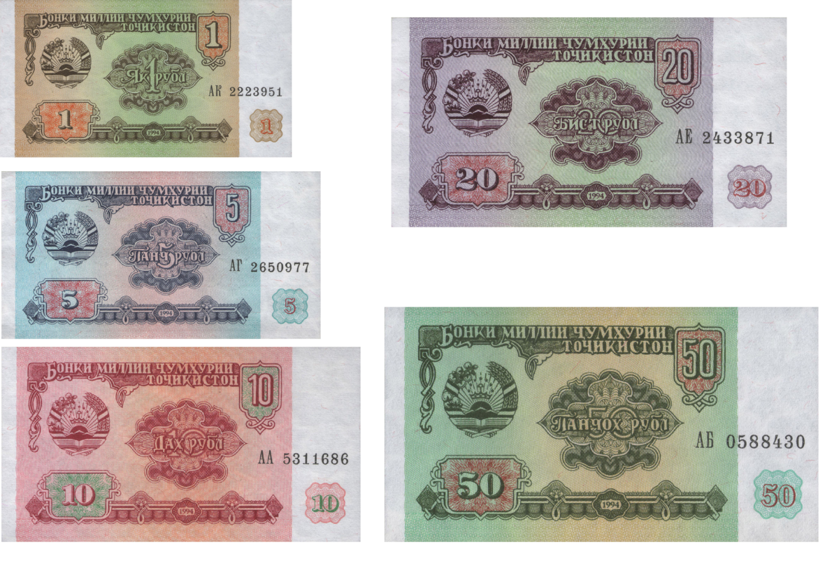 Российские 1000 рублей таджикистан