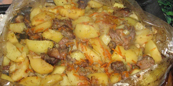 Картофельная запеканка с мясом в духовке пошаговый рецепт с фото