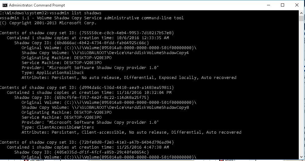 List shadows. Vssadmin. Command prompt Windows 11. Команда для Windows System 32. List Shadow.