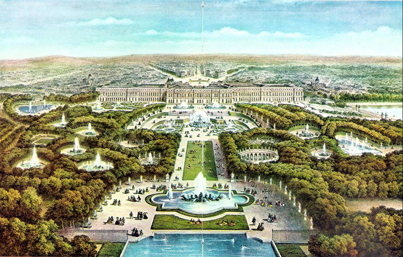 Один из самых известных садов мира - Версаль