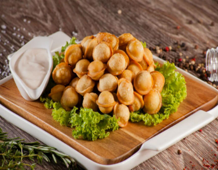 Жарить пельмени