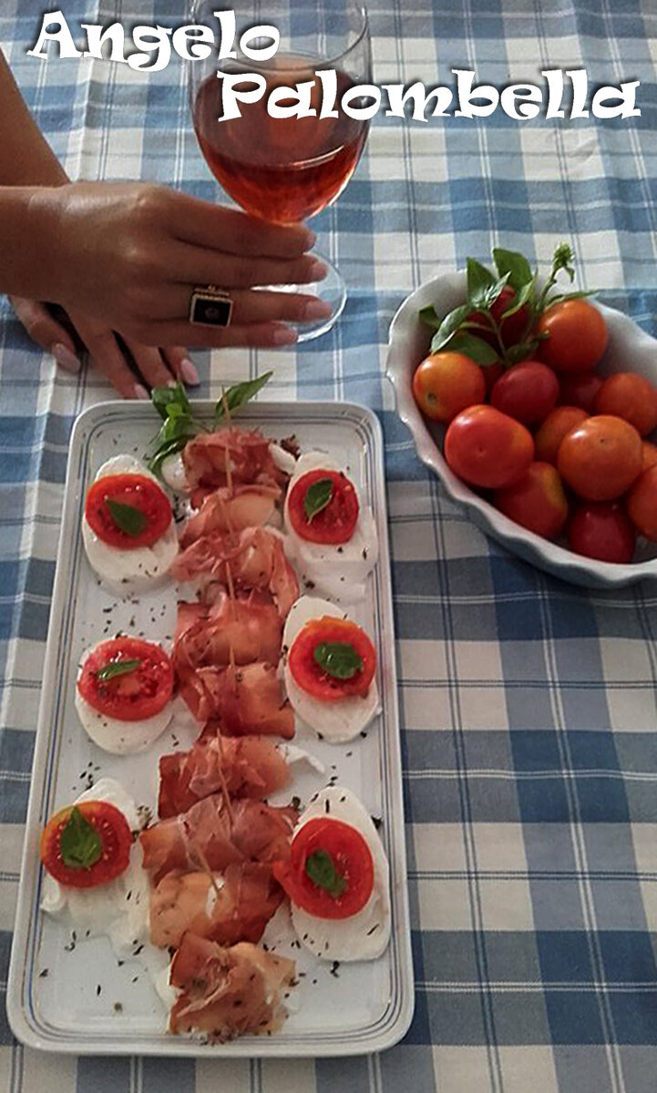 Caprese con prosciutto. Капрезе с ветчиной. Италия. Buon appetito! | ИТАЛЬЯНСКИЕ  РЕЦЕПТЫ В РУССКОМ СТИЛЕ | Дзен