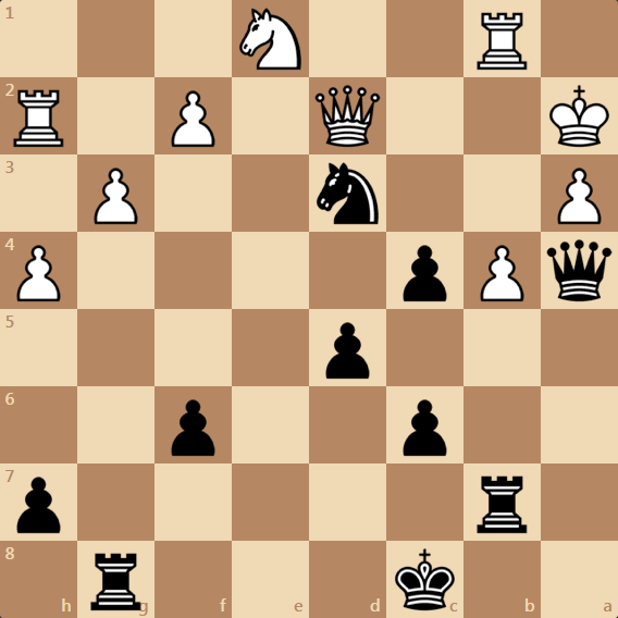 Задача по шахматам. Мат в 2 хода.