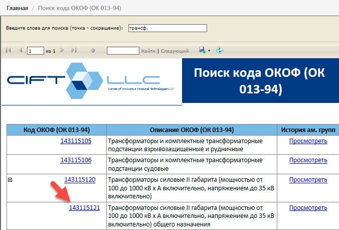 Окоф 330.28 22.18