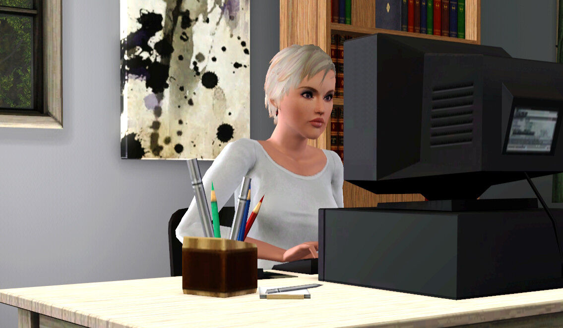 Картинка сделана мною в игре The Sims 3