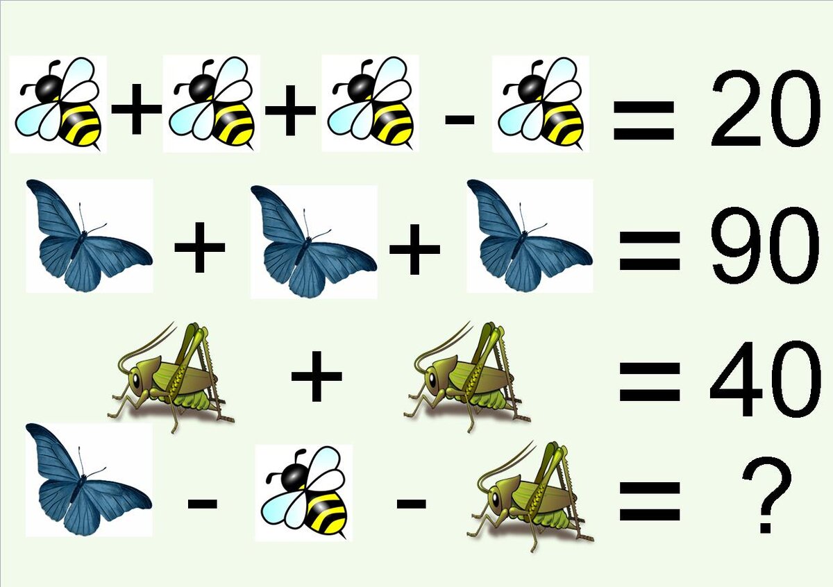 Логические задачки с картинками и ответами