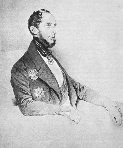 Йозеф Крихубер.  Луи Геккерен. 1843