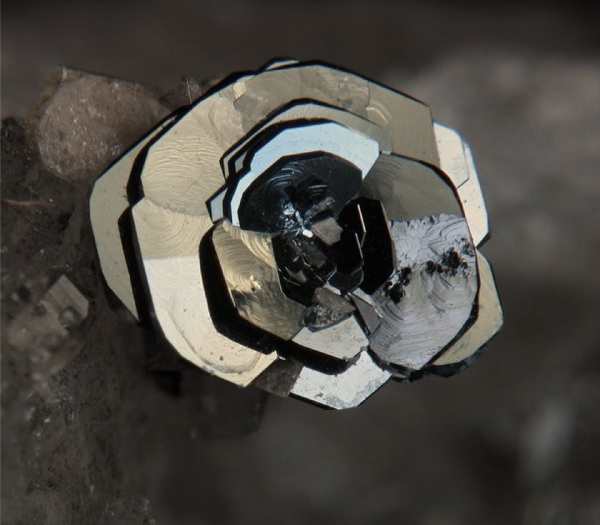 Железная роза гематита - удивительно, как природа создает такие чудеса. Источник фото: mindat.org