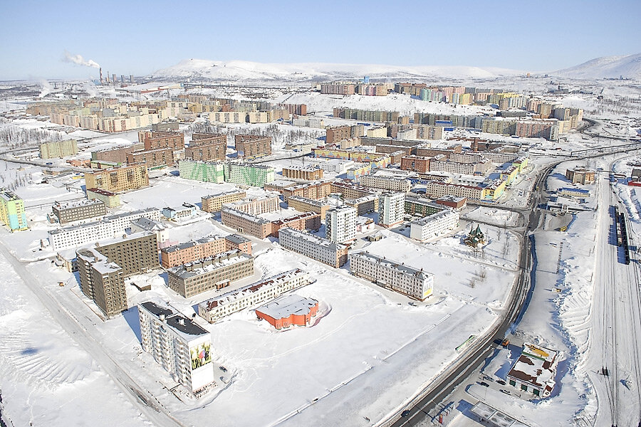 Вид на Талнах. Фото с сайта https://banshee.ms