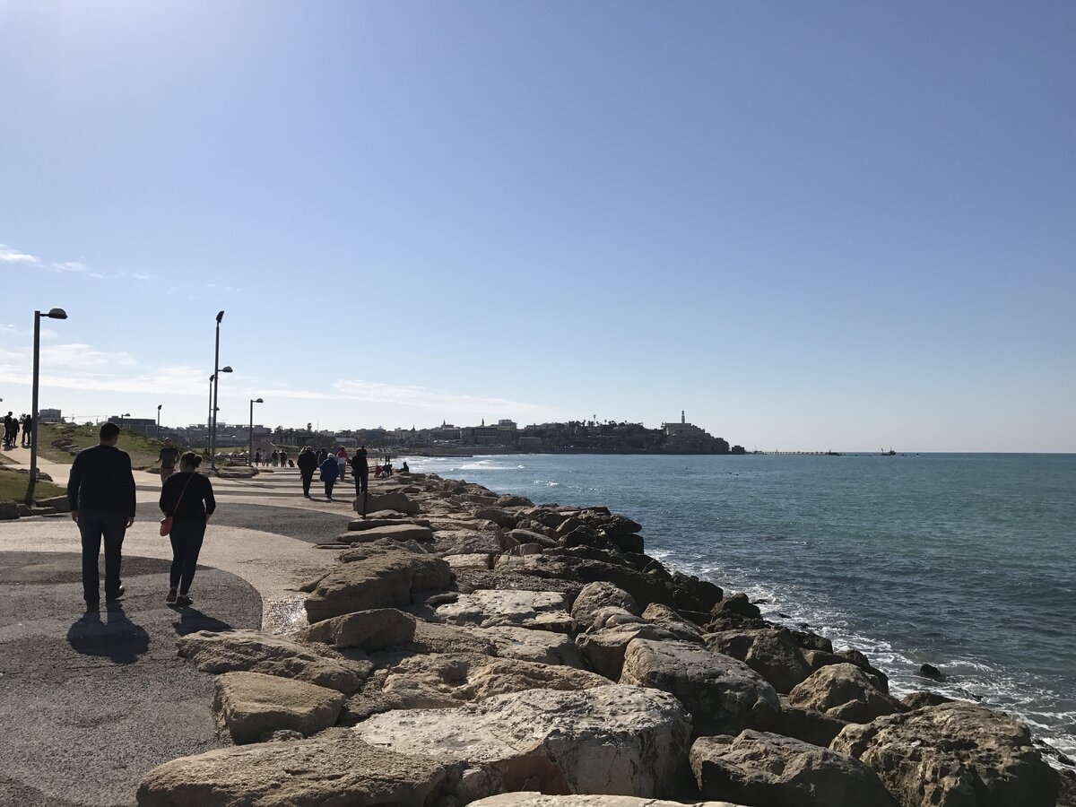 Набережная Тель-Авива с видом на Яффо