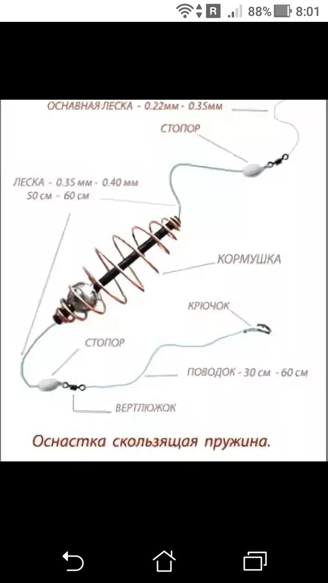 Донная снасть на карася