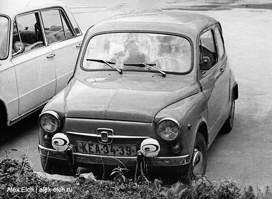 На моем фото: Fiat 600 из Чехословакии в середине 1970-х годов