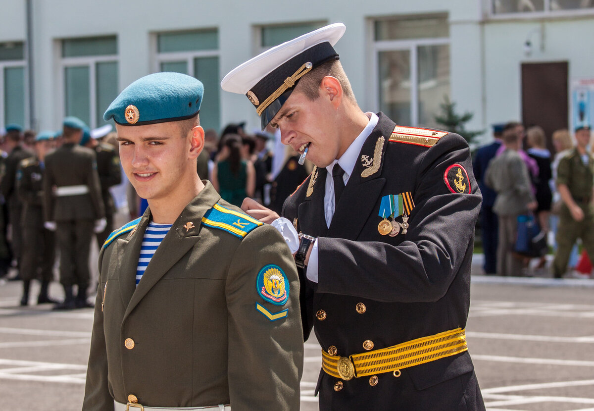 Фото курсантов военных училищ