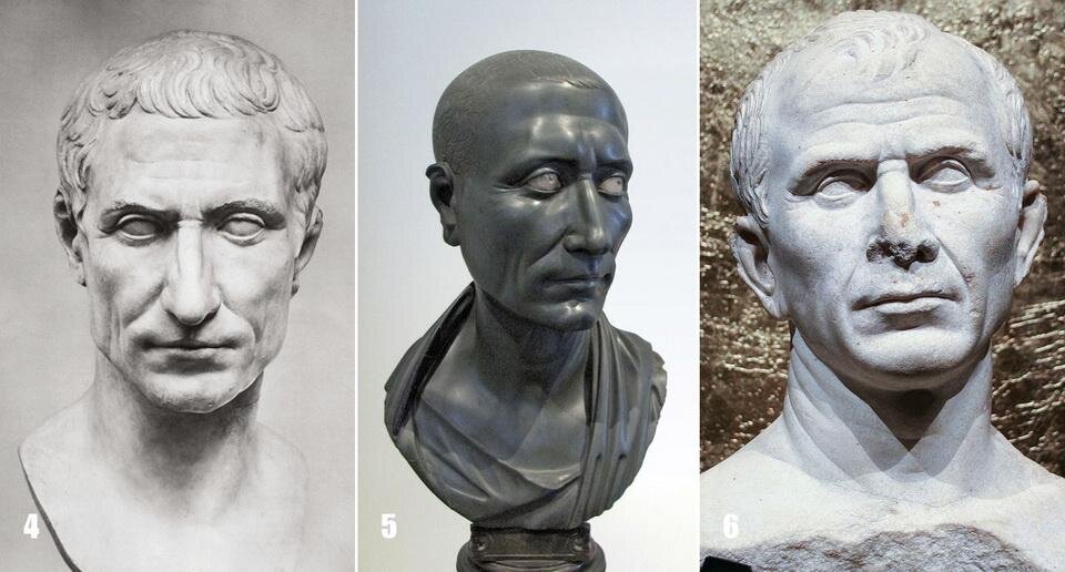 3D-модель лица Гая Юлия Цезаря Julius caesar, Famous historical figures, Histori