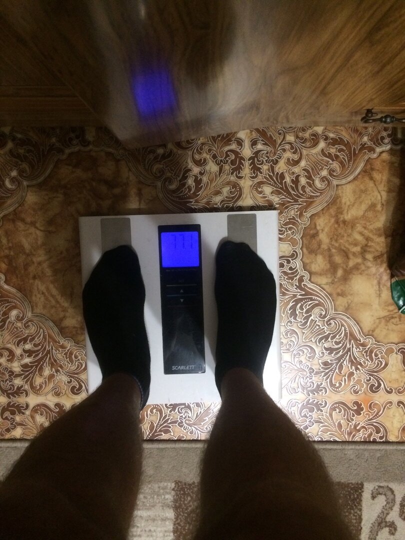 Мой вес на 22 июня 2019