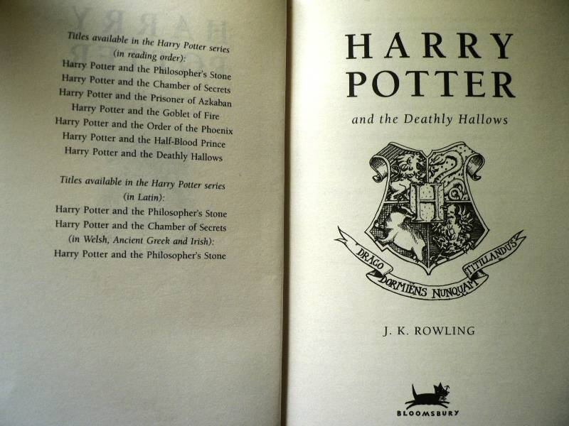 The first harry potter book was written