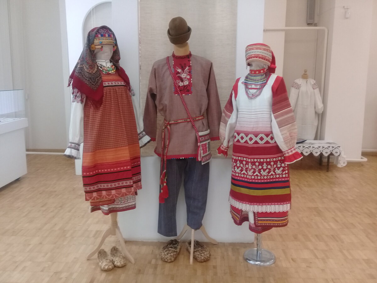 Свадебный народный костюм Тамбовской губернии